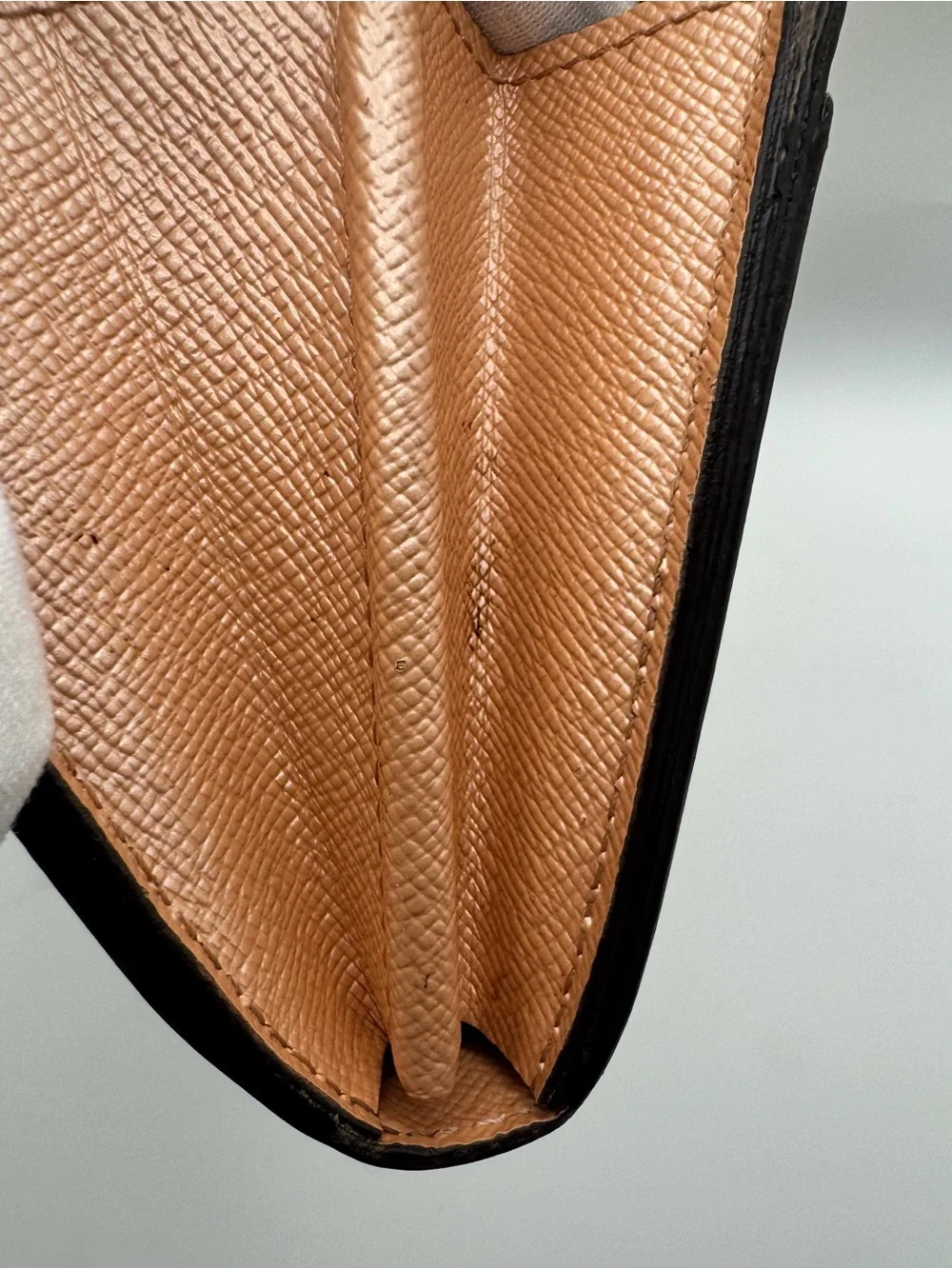 Louis Vuitton Sarah Blush Epi Leather Envelope Wallet with Branded Snap